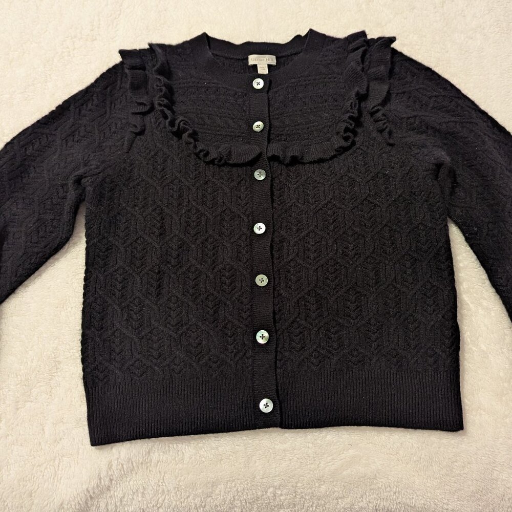 Garnet Hill cashmere cardigan, Size M